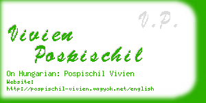 vivien pospischil business card